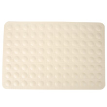 Rutschfeste Badewannenmatte mit Saugnäpfen und Abflusslöchern, wasserdichte PVC-Badematte für Dusche und Küche mit strukturierter