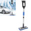 Sneeuwborstel van aluminium, uitschuifbaar, 90 cm, blauw 1