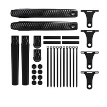 ENLEE 2pcs Bike Set , Height-Adjustable Waterproof Front and Rear Bike Mud Guard, for Bike Fenders 700C Tire