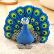 Peluche blu ultra morbido da 30 cm - Animale di peluche coccoloso per neonati e bambini, decorazione realistica per la cameretta, regalo di