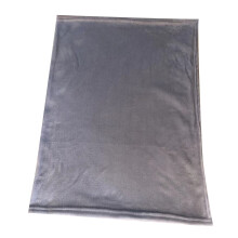71 x 99 cm große, superweiche Flanell-Badedecke, dicke Fleecedecke für Sofa/Bett/Bad – warm, kuschelig, einzeln verpackt, Grau
