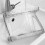Wall-Mounted White Plastic Double Shelf for Bathroom 2