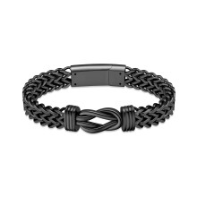 Crematiesieraden Infinity Urn Armband voor As, Roestvrijstalen Asarmband voor Menselijke/Dierenas, voor Dames en Heren