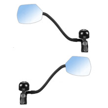 2-in-1 Bicycle Rearview Mirror Bell Adjustable Mountain Bike View Mirror with Bell MTB Road Bike Accessories