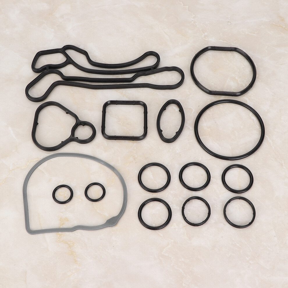 15Pcs Engine Oil Cooler Gasket Seal O Ring 55354071 Fits For Chevrolet 7891393357603