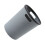 Small Grey Plastic Trash Can | 19.5x24.5x15.5cm, Compact Waste Bin 6