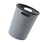 Small Grey Plastic Trash Can | 19.5x24.5x15.5cm, Compact Waste Bin 10