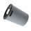 Small Grey Plastic Trash Can | 19.5x24.5x15.5cm, Compact Waste Bin 12