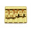 Vintage 4 String Bass Bridge 82.3x63.5MM String Bottom Through String Spacing 19MM Bass Fixed Bridge Gold 3