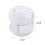 Round White Makeup Brush Stand Rack Plastic Brush Dryer Holder Display 2