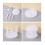 Round White Makeup Brush Stand Rack Plastic Brush Dryer Holder Display 5