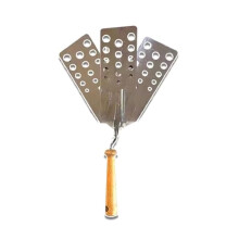 BBQ Spatula Stainless Steel Fish Spatula with Slots Heat Portable Hamburger Turning Scraper Outdoor Utensil