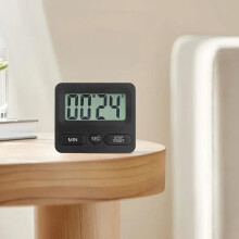 Reloj despertador sencillo con pantalla, reloj electrónico para estudiantes con retroiluminación blanca y calendario perpetuo.