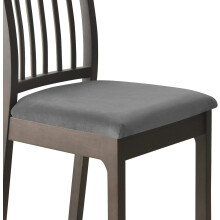Samt-Stuhlsitzbezüge, weiche Stretch-Sitzbezüge für Esszimmer und Küche, waschbar und abnehmbar, Stuhlsitzschutz