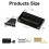6 String Fixed Saddles Guitar Bridge Top Load Tailpiece Electric Guitar Part Black 6