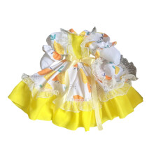 Lolita-Gans-Outfit-Set für 58 cm große Kunststoff-Verandafigur – Niedliches Rockkostüm für die Dekoration von Garten und Terrasse im Innen- und
