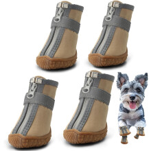 Zapatos para perros pequeños: protectores ajustables para las patas, ideales para la nieve en invierno, el asfalto caliente en verano y para