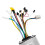 48V 21 E-Scooter Controller for  M4 Pro  Brushless Controller Electric Scooter Repair Parts Waterproof Plug 3