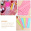 8Pcs Plastic Dividers for Storage Bins Pink with DIY Combination 2