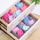 8Pcs Plastic Dividers for Storage Bins Pink with DIY Combination 7