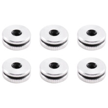 3Pair Alloy Grommet for Heli Canopy Silver Fit 450/500/600/700 for RC Model Airplane Accessories