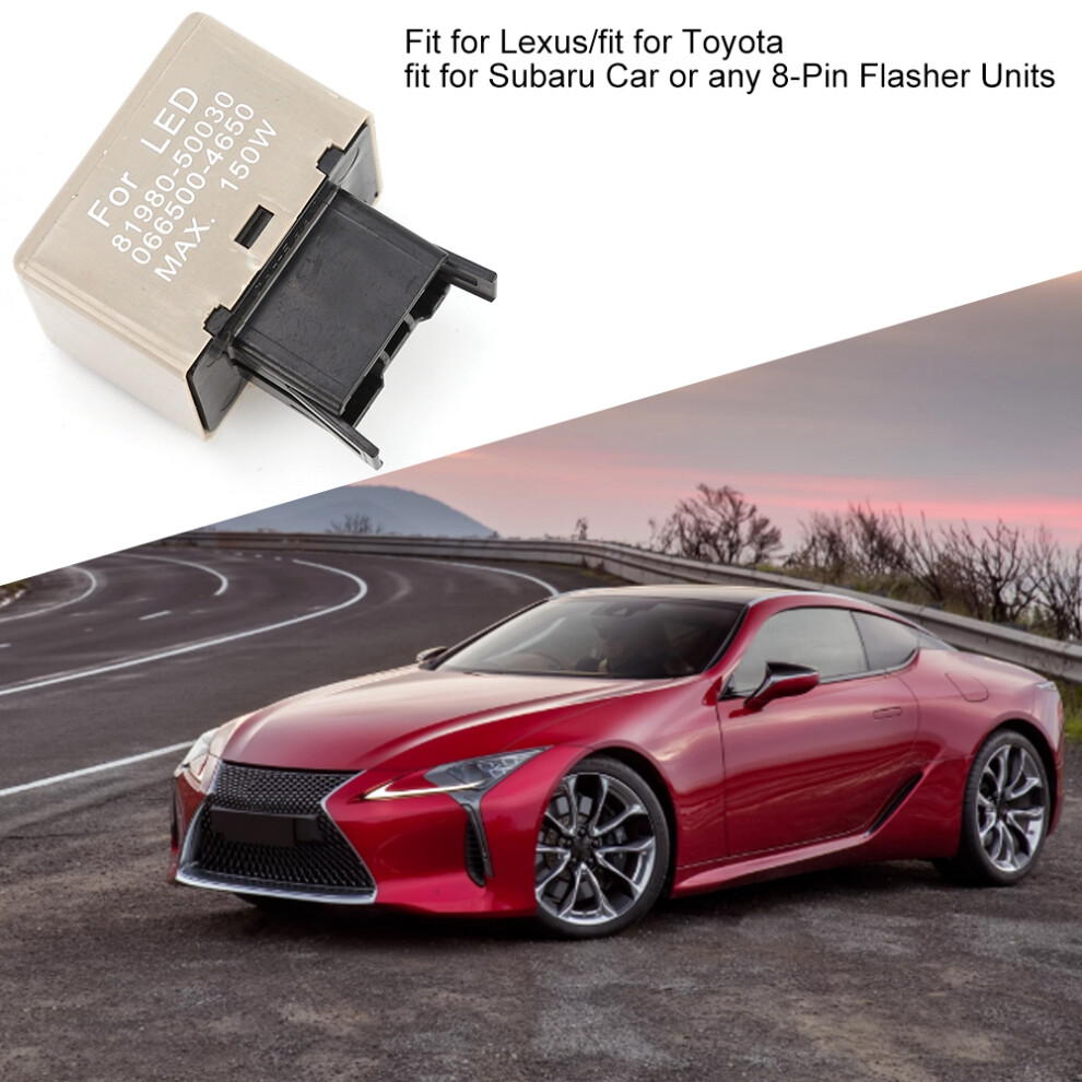 Electric Led Flasher Relay For Lexus 8-Pin Turn Signal Lamps Light 4121393330508