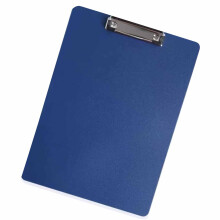 Panneau de bureau renforcé A4, épais, en plastique, de couleur bleu foncé, pour documents, bureau et école