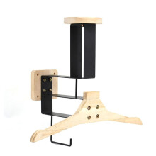 Motorcycle Wooden Helmet Holder Wall Mount Multipurpose Rack and Storage Shelf for Cycling Football Skiing Gear
