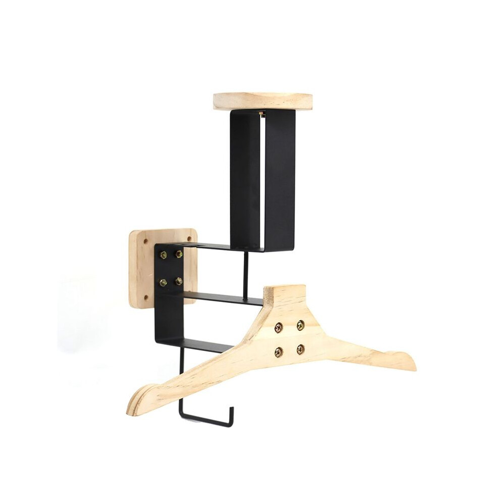 Motorcycle Wooden Helmet Holder Wall Mount Multipurpose Rack And Storage Shelf For Cycling Football Skiing Gear 6031362763726
