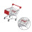 Panier Jouet Rouge Mini Réaliste Pour Rangement D'enfants 10