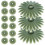 100Pièces Supports Tiges Fleurs Vert En Plastique Stable 8