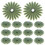 100Pièces Supports Tiges Fleurs Vert En Plastique Stable 1