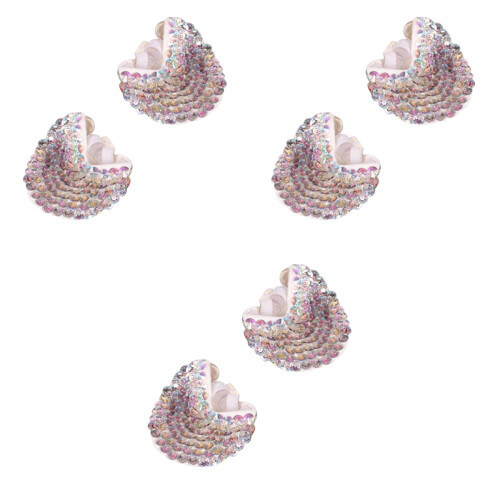 3Paires Dancing Multicolores Protection Orteils Élastiques 2