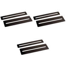 6Pcs Flexible Black Fingerboard Guards for Guitar Bass Luthier Tool