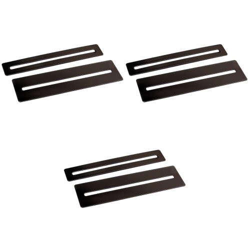 6Pcs Flexible Black Fingerboard Guards for Guitar Bass Luthier Tool