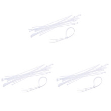 3000Pièces Colliers Nylon Blancs Boucle Auto-Bloquante Pour Fixation