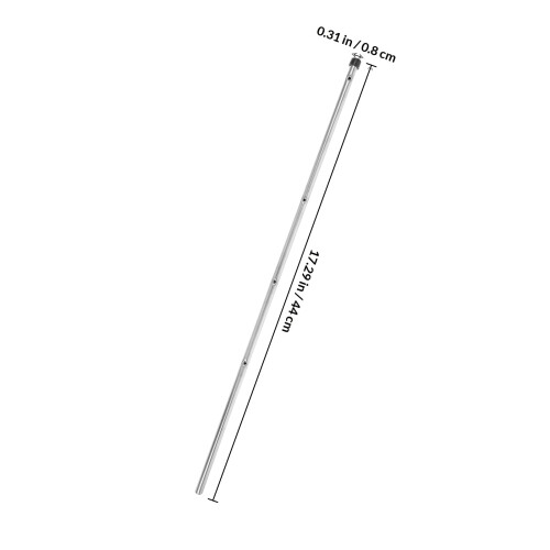 1 Set Heavy Duty Iron Foosball Table Pole 44cm 8mm 1
