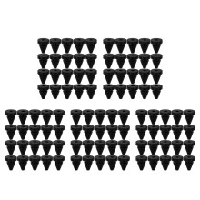 100Pièces Butées Silicone Noires Anti-Collision Pour & Portes