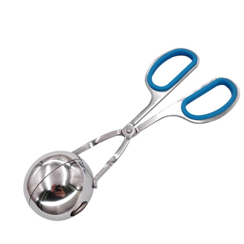 3Pcs Stainless Steel Meatball Maker with Blue Handle for Kitchen Use 1