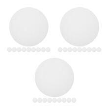 30Pièces Rond Silicone Réutilisable Antiadhésif