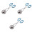 3Pcs Stainless Steel Meatball Maker with Blue Handle for Kitchen Use 3