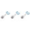 3Pcs Stainless Steel Meatball Maker with Blue Handle for Kitchen Use 4