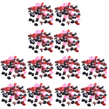900Pcs Durable Plastic Bear Nose Toy for DIY Plush Crafts Assorted