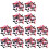 900Pcs Durable Plastic Bear Nose Toy for DIY Plush Crafts Assorted 1