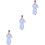 3Pcs Blue Slim Fit V Neck Nursing Coat Cotton Work Uniform 5