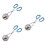 3Pcs Stainless Steel Meatball Maker with Blue Handle for Kitchen Use 7