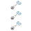 3Pcs Stainless Steel Meatball Maker with Blue Handle for Kitchen Use 8