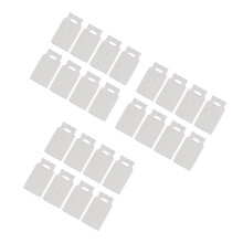 600Pcs Clear Shopping Handbags Lightweight Plastic Drink Takeout Bags