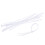 3000Pcs White Waterproof Nylon Cable Ties Self-Locking Loop Cable Ties 2