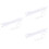 3000Pcs White Waterproof Nylon Cable Ties Self-Locking Loop Cable Ties 6